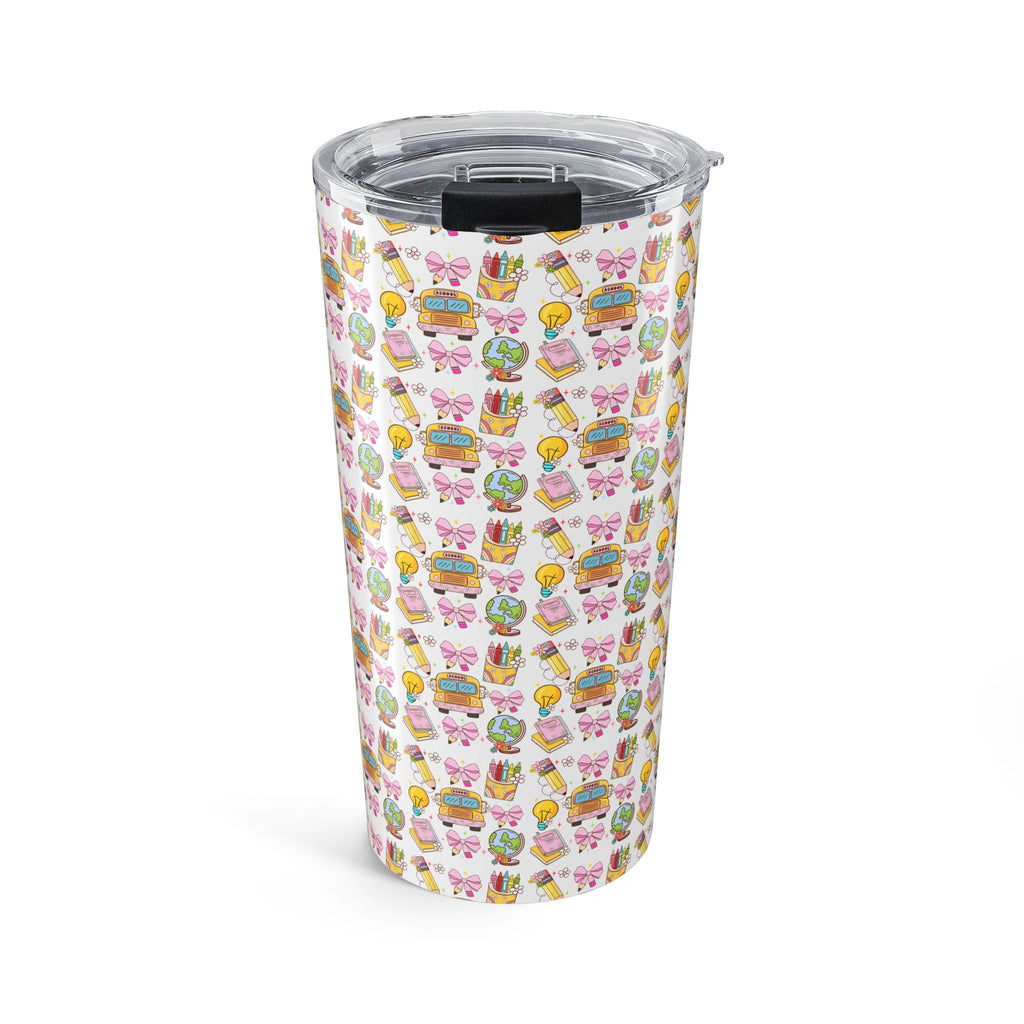 20oz Cute Food Pattern Tumbler - Kawaii Snacks Travel Cup