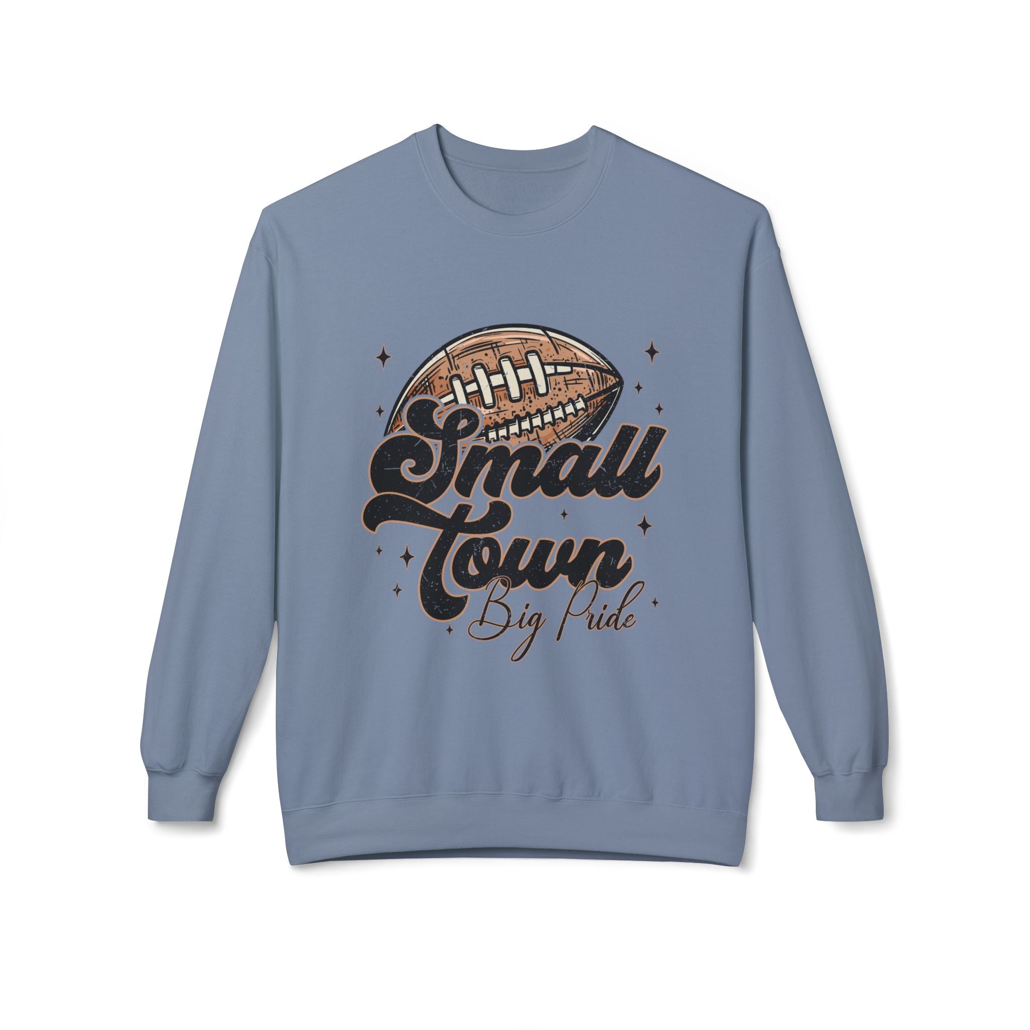 Small Town Big Pride Football Crewneck Sweatshirt