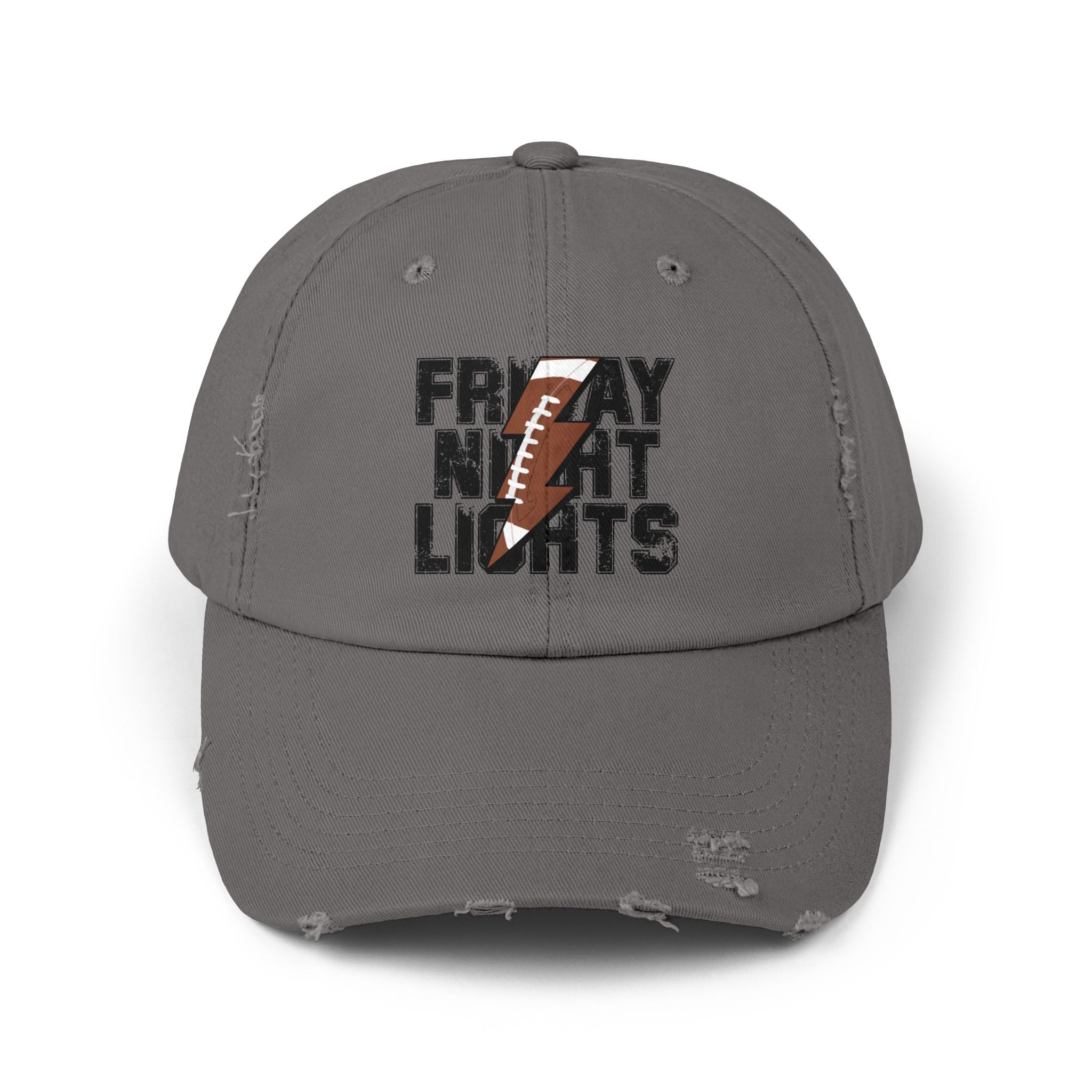 Friday Night Lights Distressed Cap — Retro Football Dad Hat