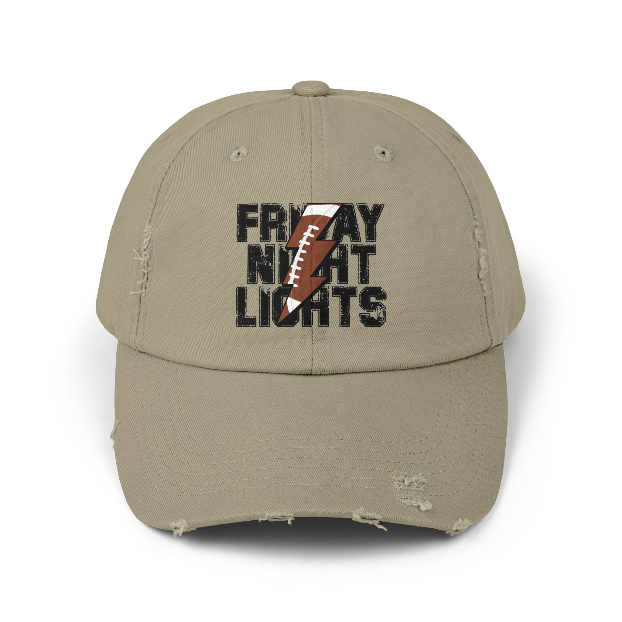 Friday Night Lights Distressed Cap — Retro Football Dad Hat