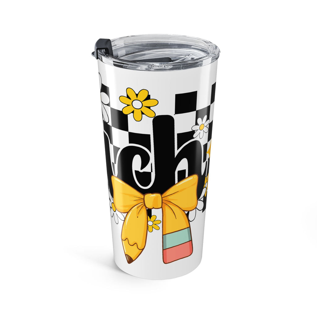 20oz Daisy Checker Peace Tumbler