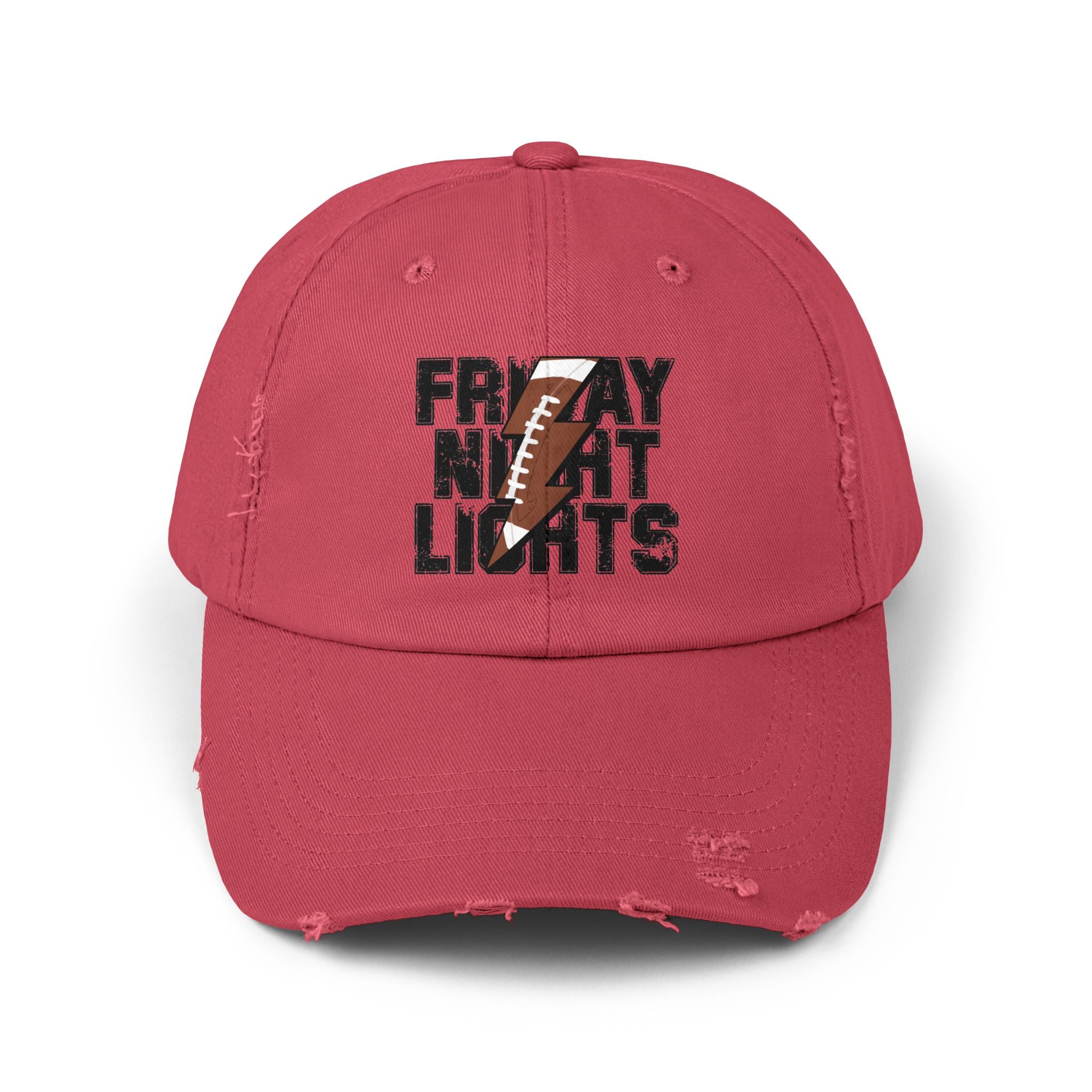 Friday Night Lights Distressed Cap — Retro Football Dad Hat