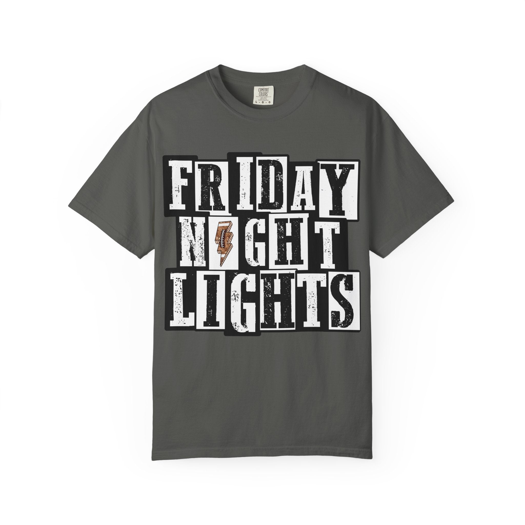Friday Night Lights T-Shirt — Vintage Block Letter Football Tee