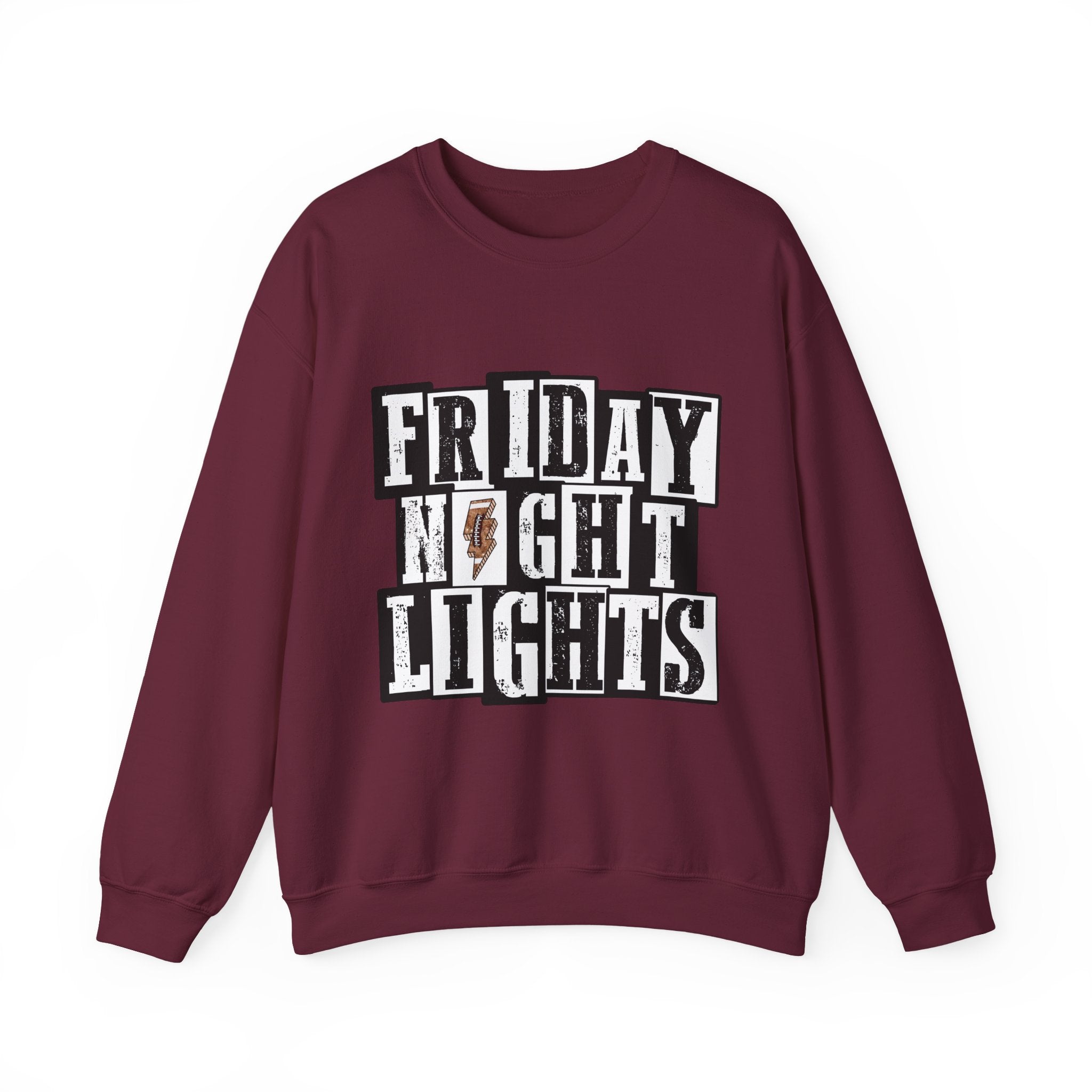 Friday Night Lights Crewneck Sweatshirt — Vintage Football Game Day Pullover
