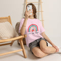 Teacher Rainbow Tee — "Teach • Love • Inspire" Cotton Shirt