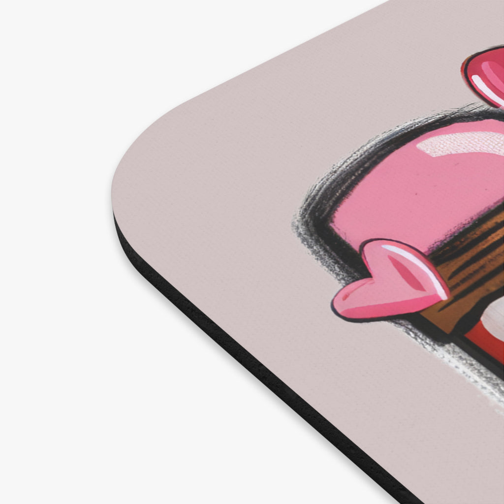 Teacher Life Mouse Pad – Cute Retro Teacher Desk Mat with Apple Graphic