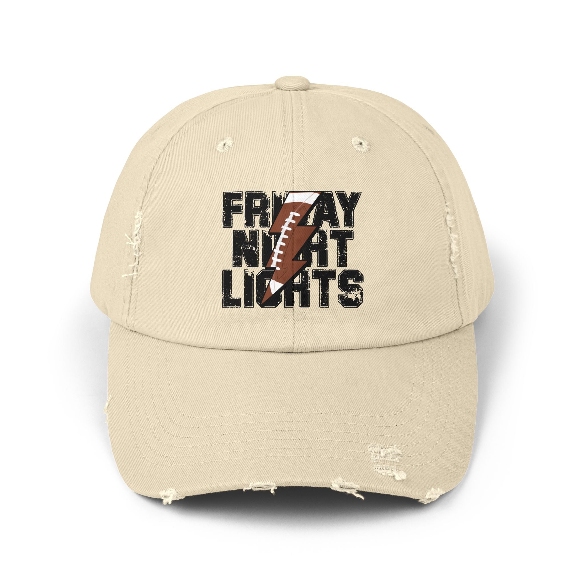 Friday Night Lights Distressed Cap — Retro Football Dad Hat