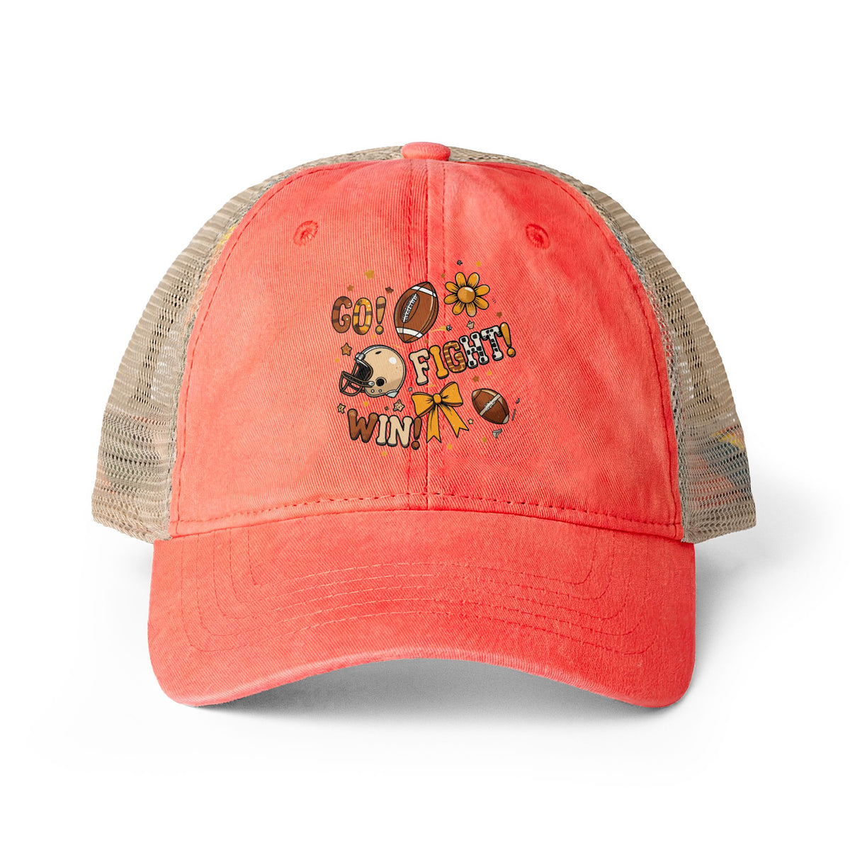 Women's Washed Mesh-Back Cap