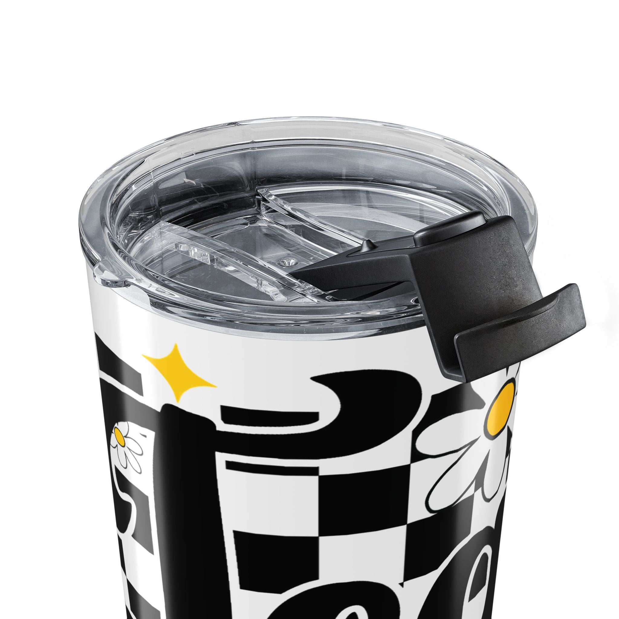 20oz Daisy Checker Peace Tumbler