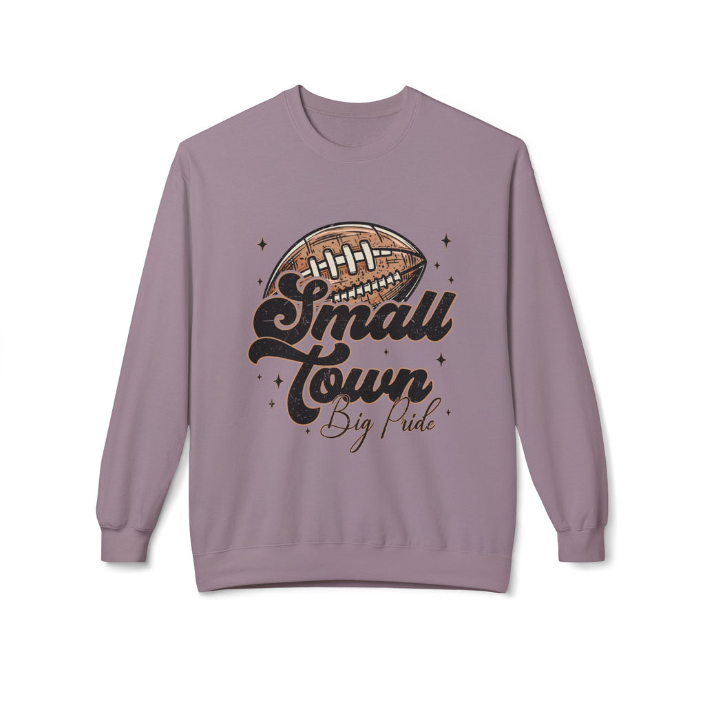 Small Town Big Pride Football Crewneck Sweatshirt
