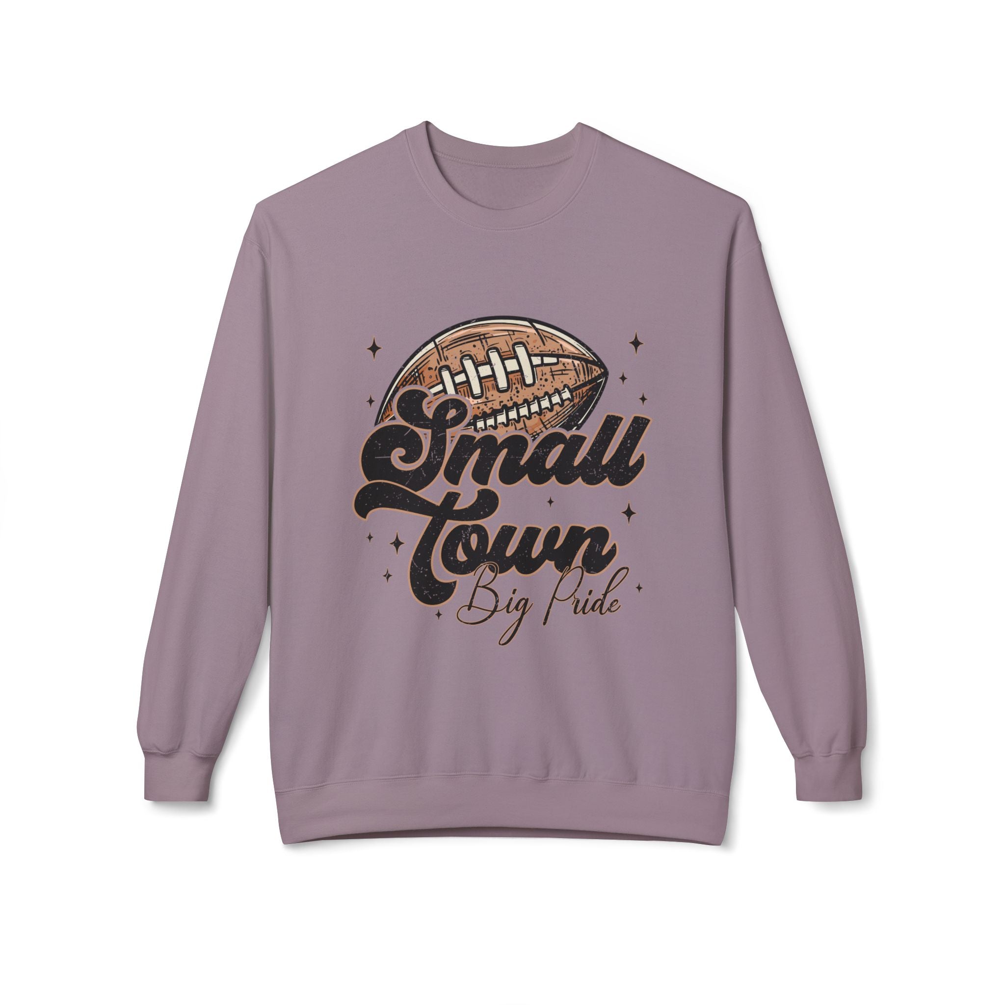 Small Town Big Pride Football Crewneck Sweatshirt