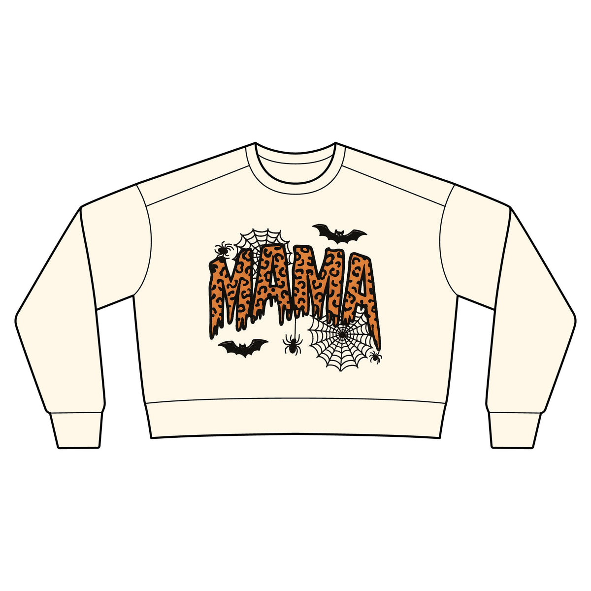 Women's Garment-Dyed Mid-Length Crewneck Sweatshirt