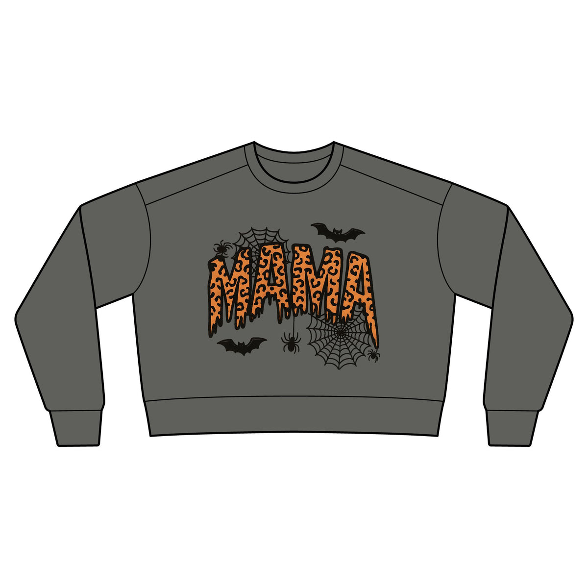 Women's Garment-Dyed Mid-Length Crewneck Sweatshirt