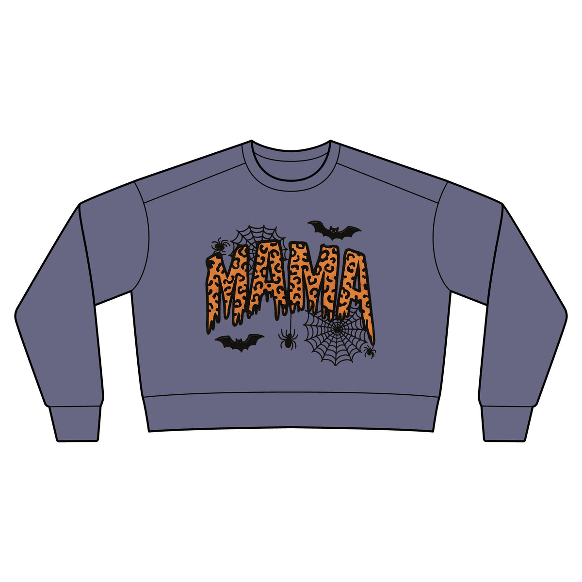 Women's Garment-Dyed Mid-Length Crewneck Sweatshirt