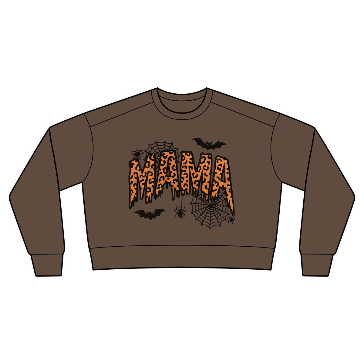 Women's Garment-Dyed Mid-Length Crewneck Sweatshirt