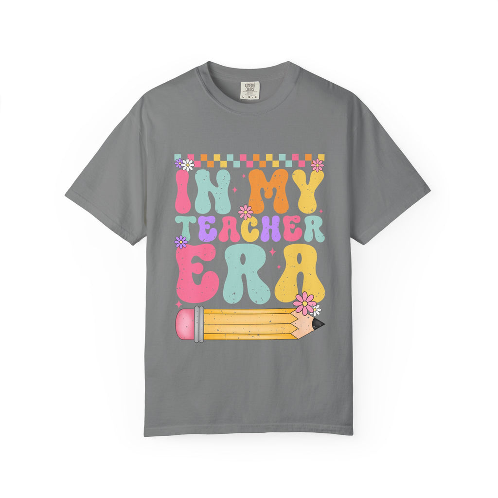 Teacher Era T-Shirt — "In My Teacher Era" Cute Retro Pencil Graphic Tee