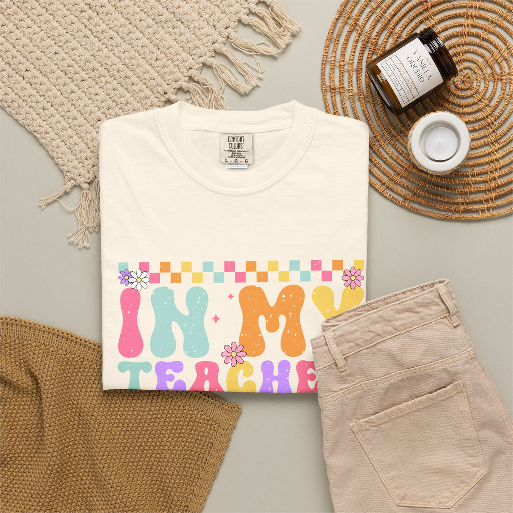 Teacher Era T-Shirt — "In My Teacher Era" Cute Retro Pencil Graphic Tee