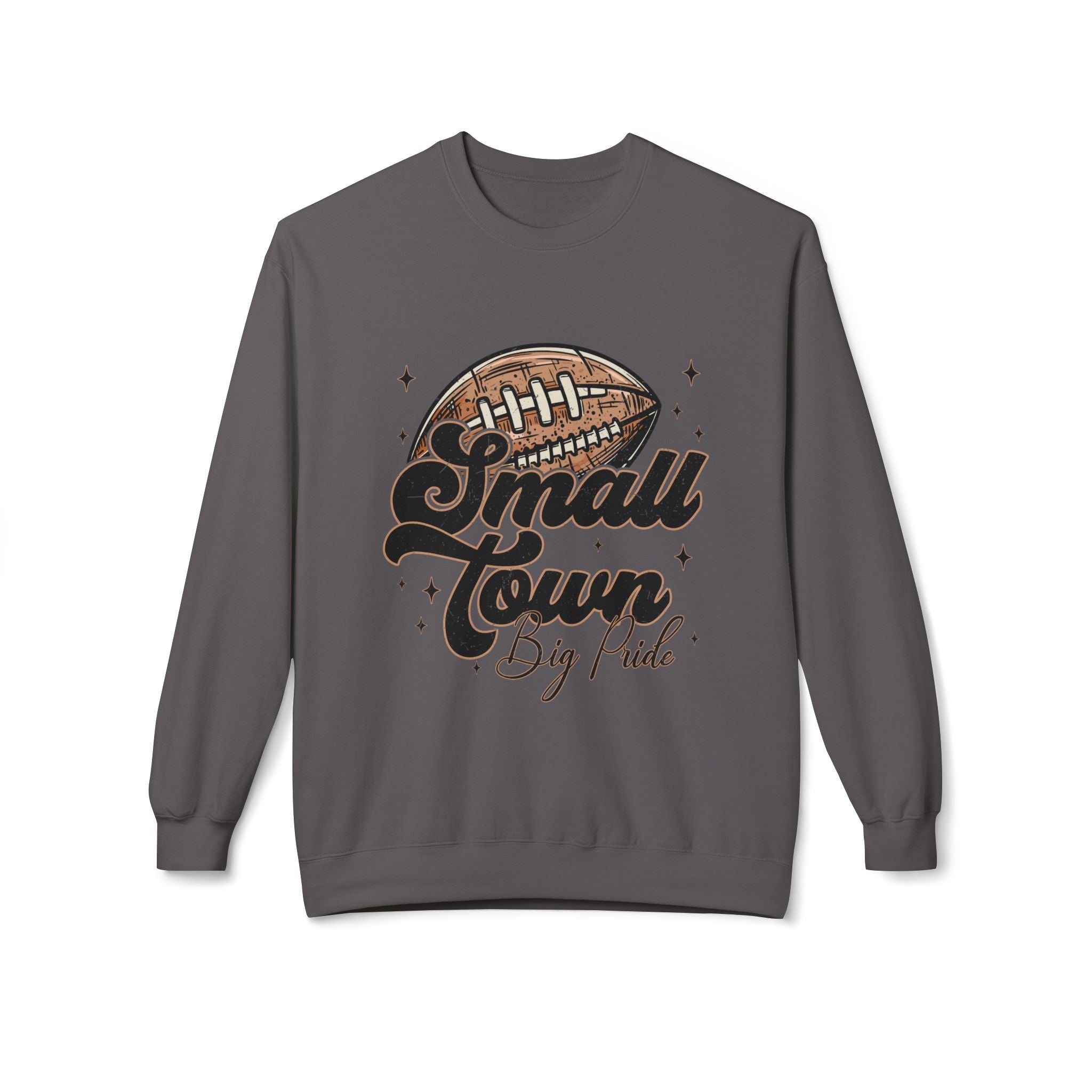 Small Town Big Pride Football Crewneck Sweatshirt