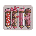 Teacher Life Mouse Pad – Cute Retro Teacher Desk Mat with Apple Graphic