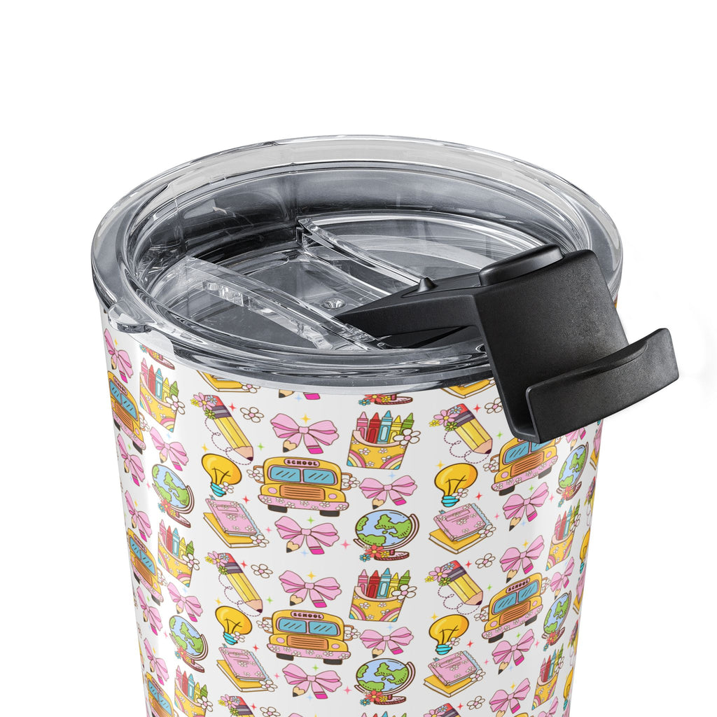 20oz Cute Food Pattern Tumbler - Kawaii Snacks Travel Cup