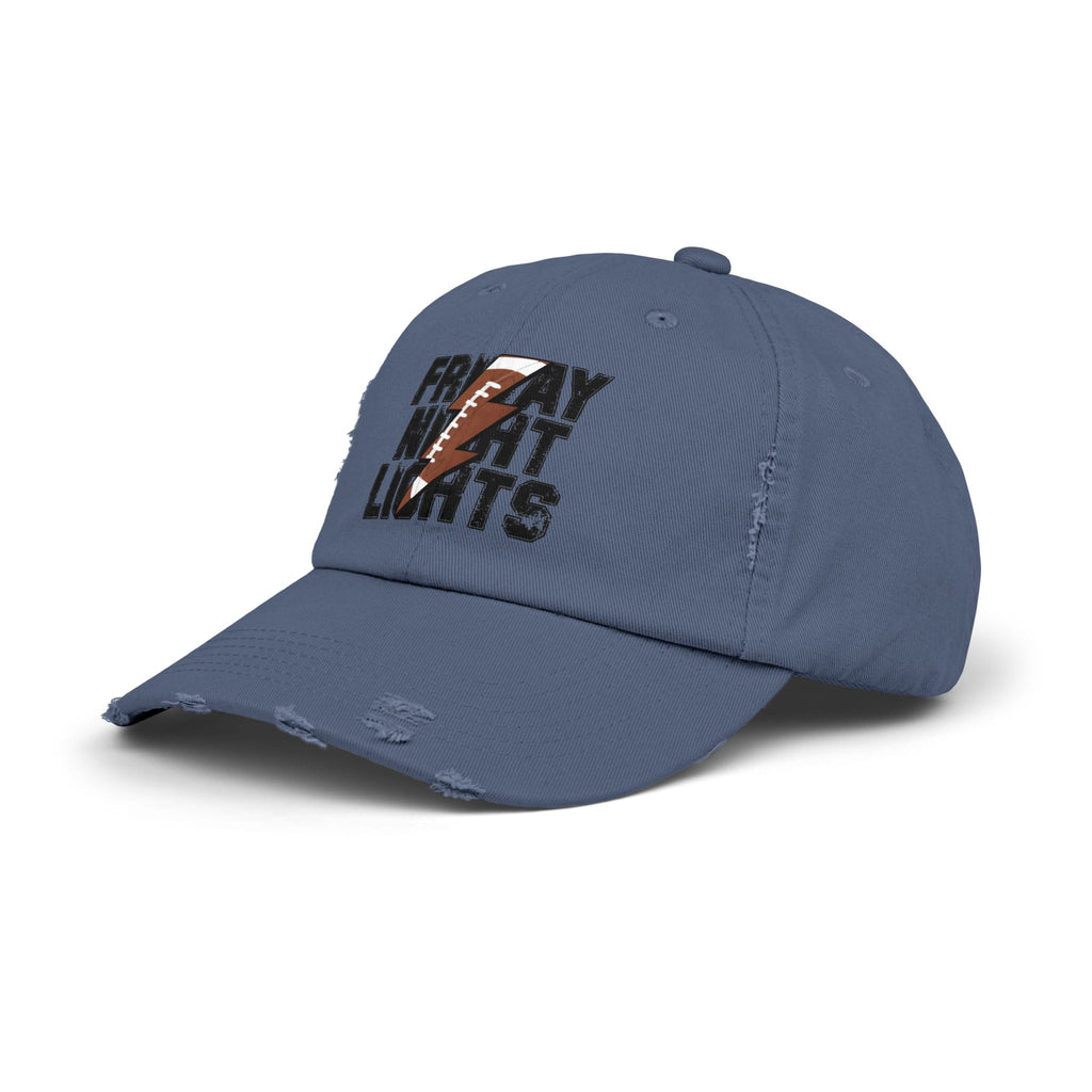 Friday Night Lights Distressed Cap — Retro Football Dad Hat