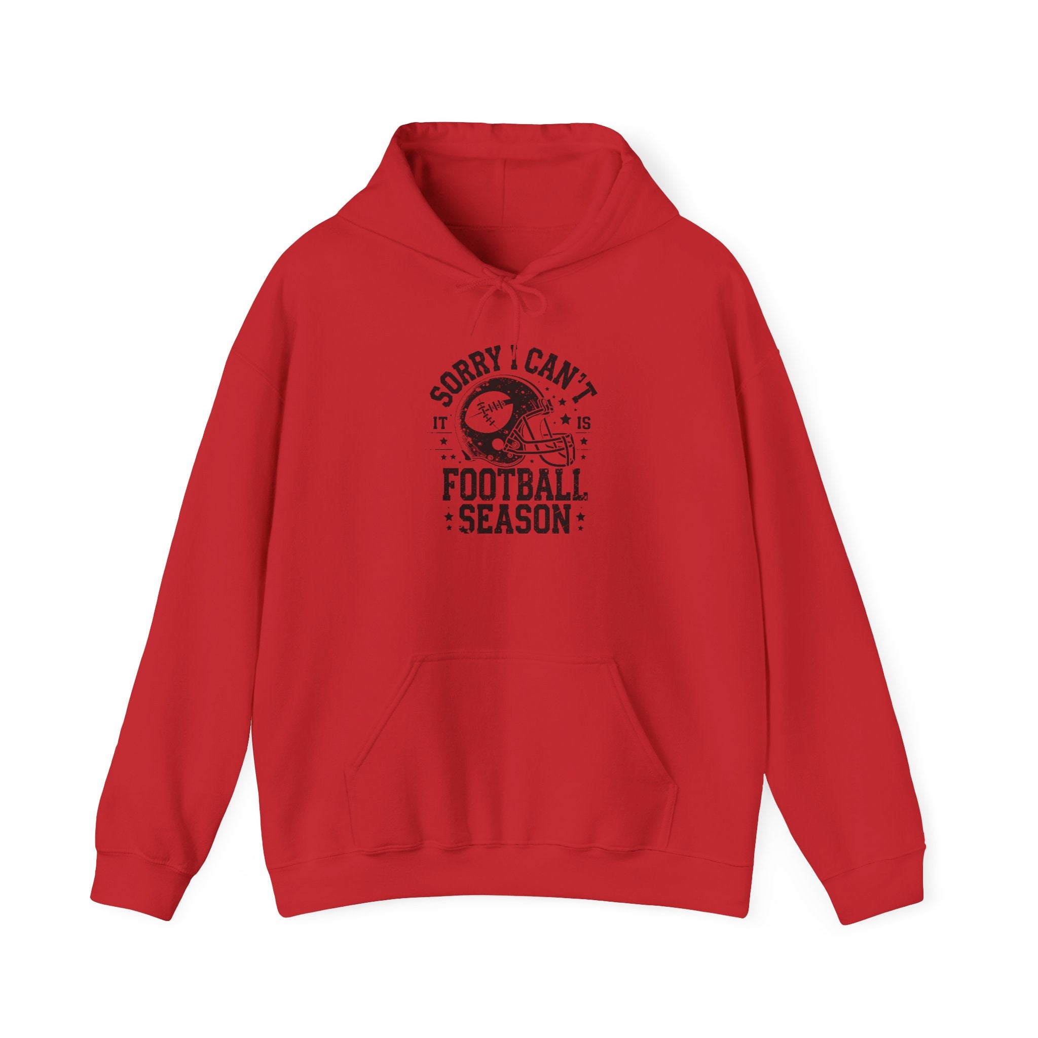 Football Season Hoodie — "Sorry I Can't, It's Football Season" Pullover