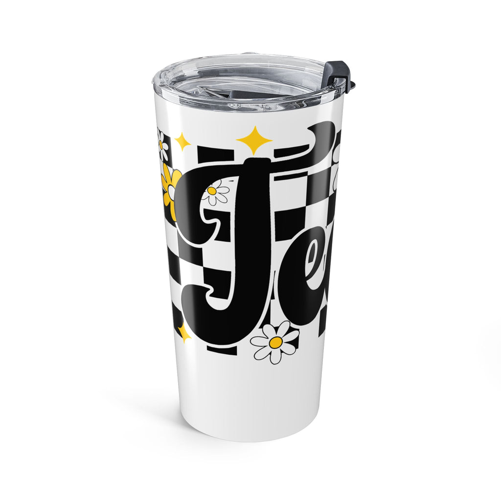 20oz Daisy Checker Peace Tumbler