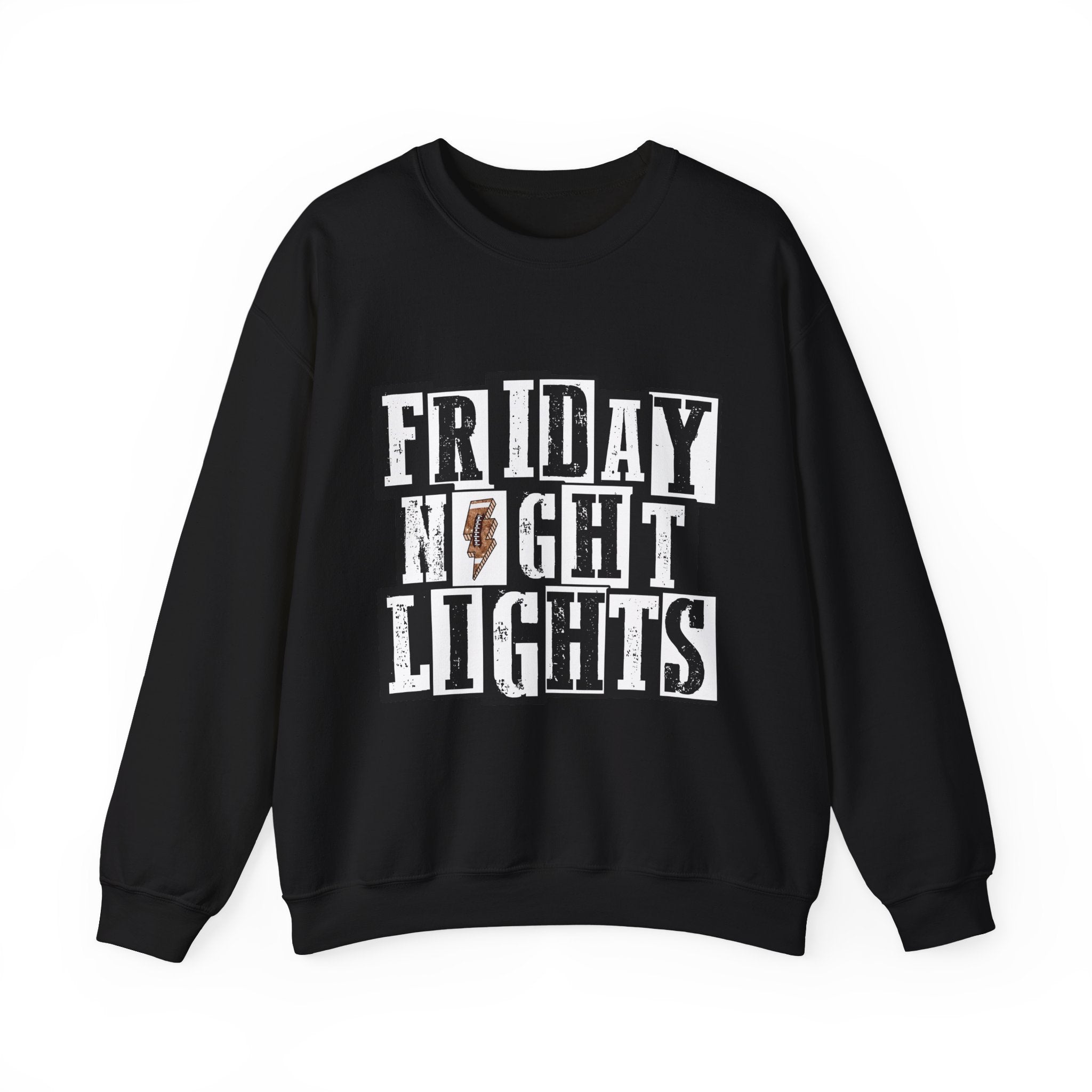 Friday Night Lights Crewneck Sweatshirt — Vintage Football Game Day Pullover
