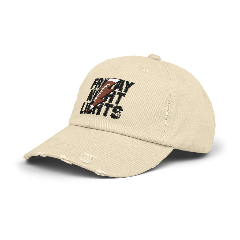 Friday Night Lights Distressed Cap — Retro Football Dad Hat