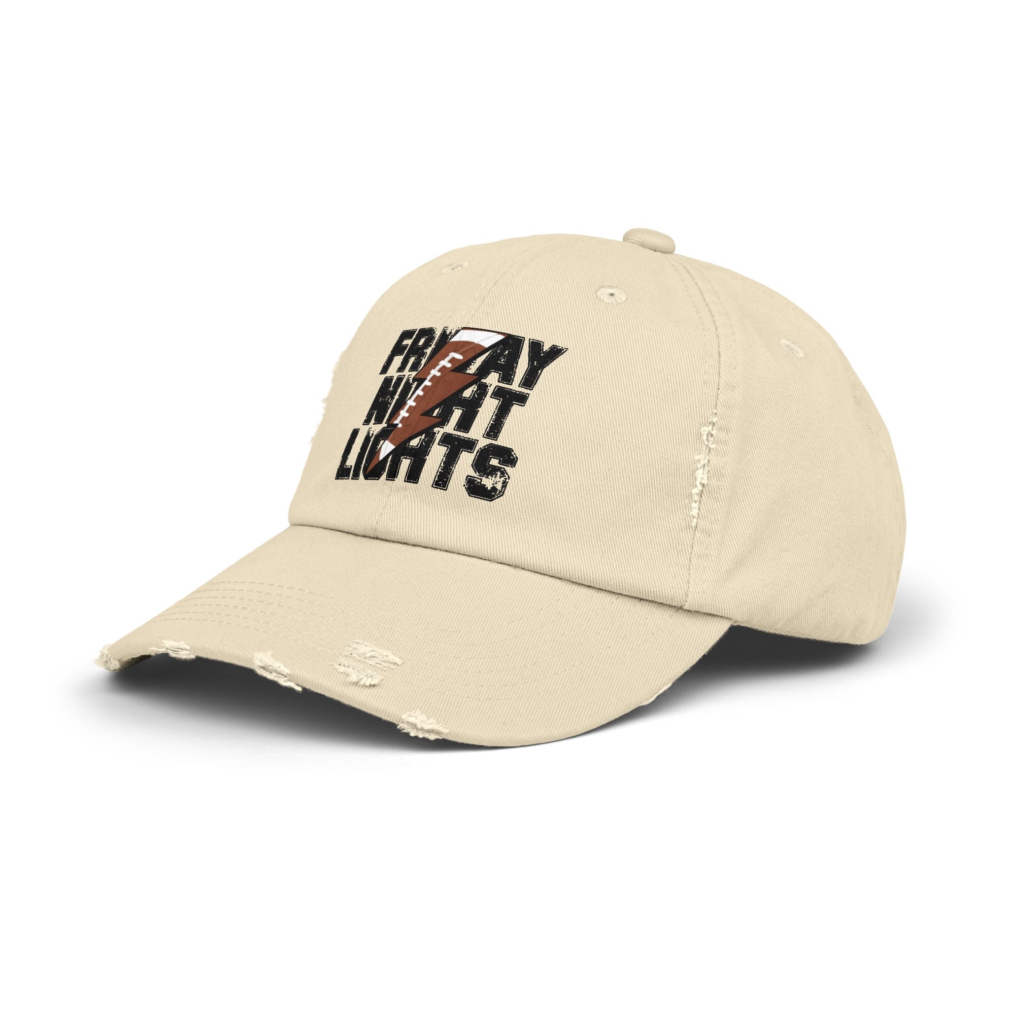 Friday Night Lights Distressed Cap — Retro Football Dad Hat