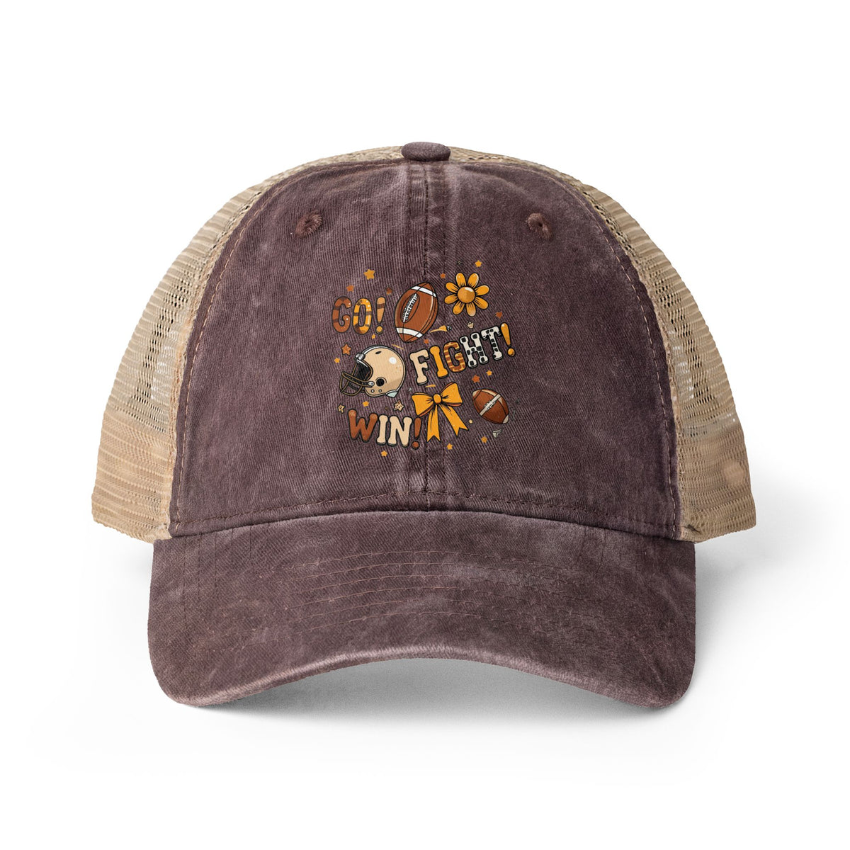 Women's Washed Mesh-Back Cap