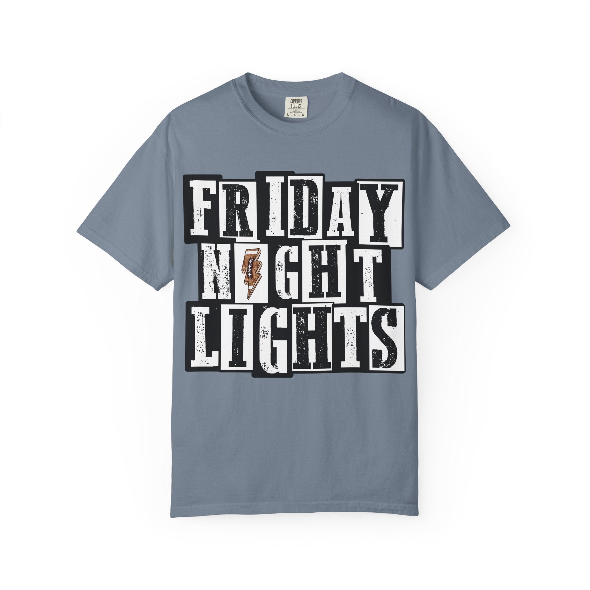Friday Night Lights T-Shirt — Vintage Block Letter Football Tee