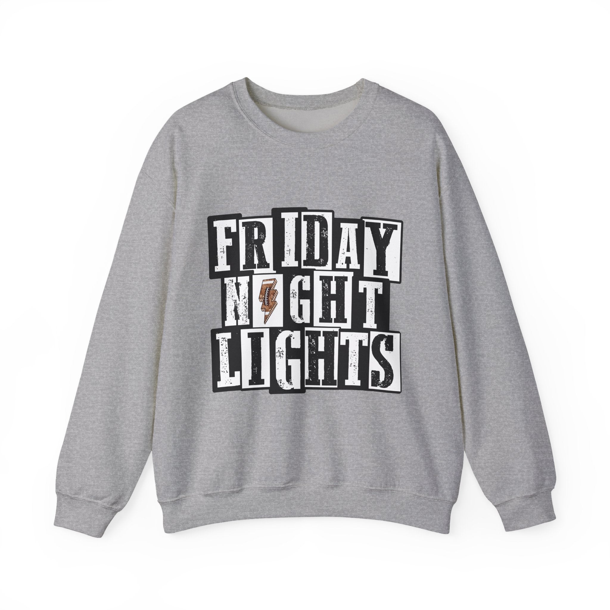 Friday Night Lights Crewneck Sweatshirt — Vintage Football Game Day Pullover