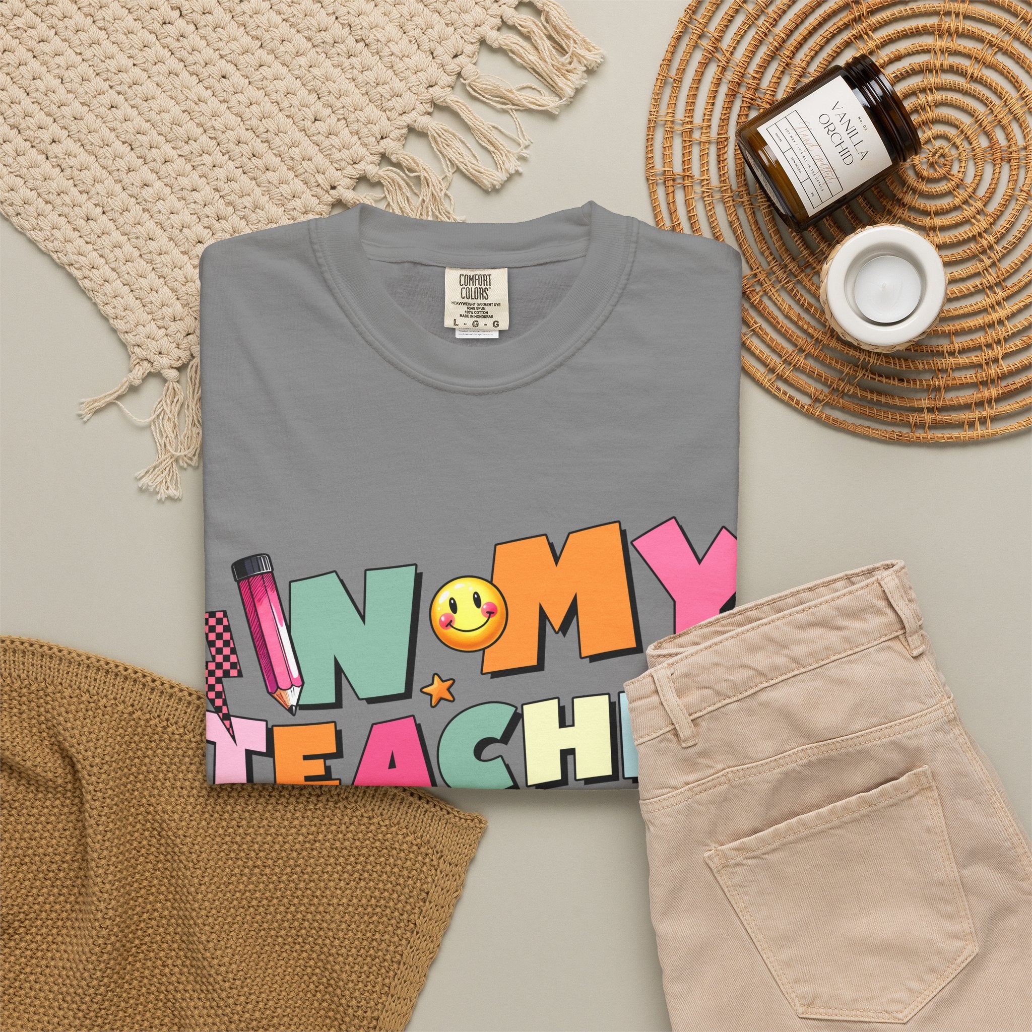 Teacher Era T-Shirt — Retro Cute "In My Teacher Era" Graphic Tee