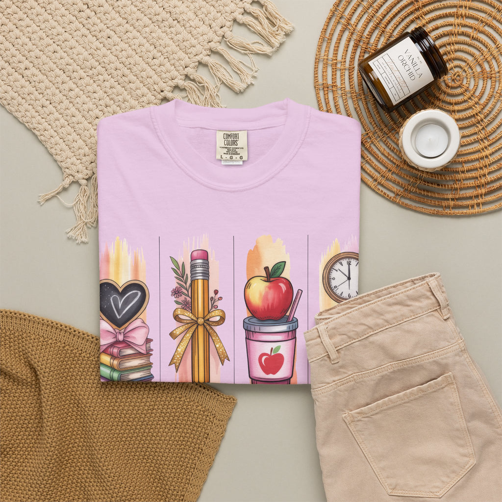 Teacher Graphic T-Shirt — "Teach. Love. Inspire."