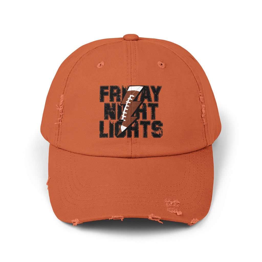 Friday Night Lights Distressed Cap — Retro Football Dad Hat