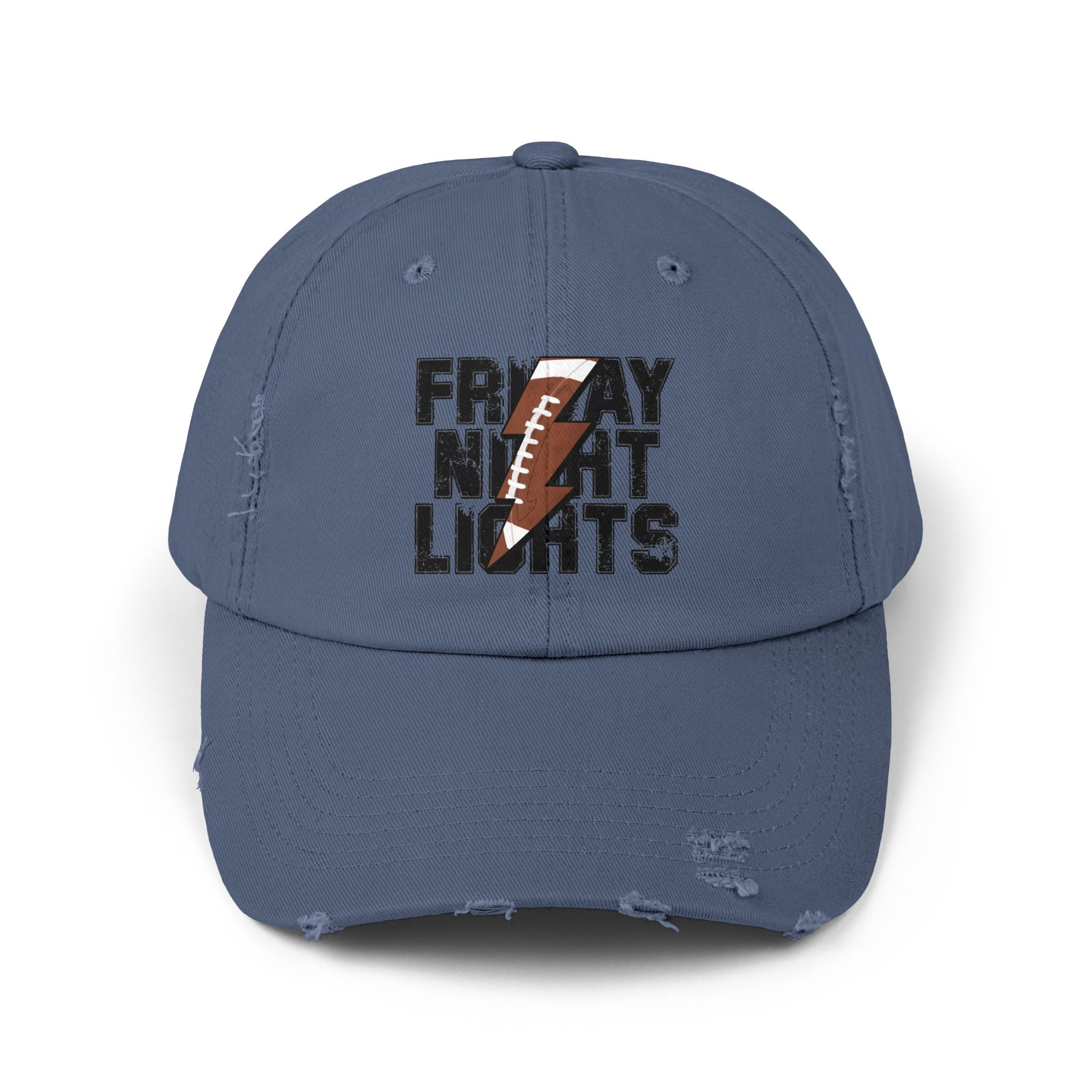 Friday Night Lights Distressed Cap — Retro Football Dad Hat