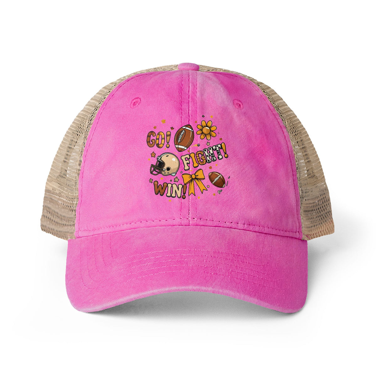 Women's Washed Mesh-Back Cap