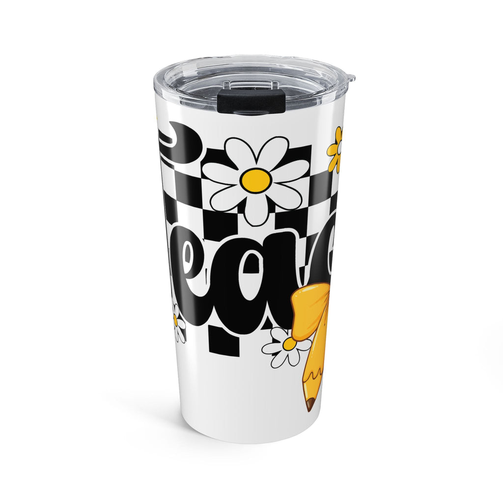 20oz Daisy Checker Peace Tumbler