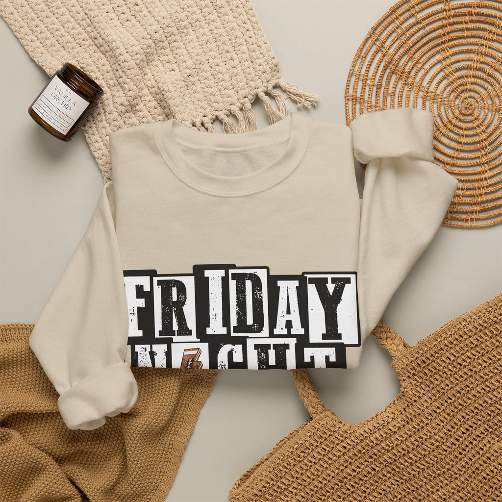 Friday Night Lights Crewneck Sweatshirt — Vintage Football Game Day Pullover