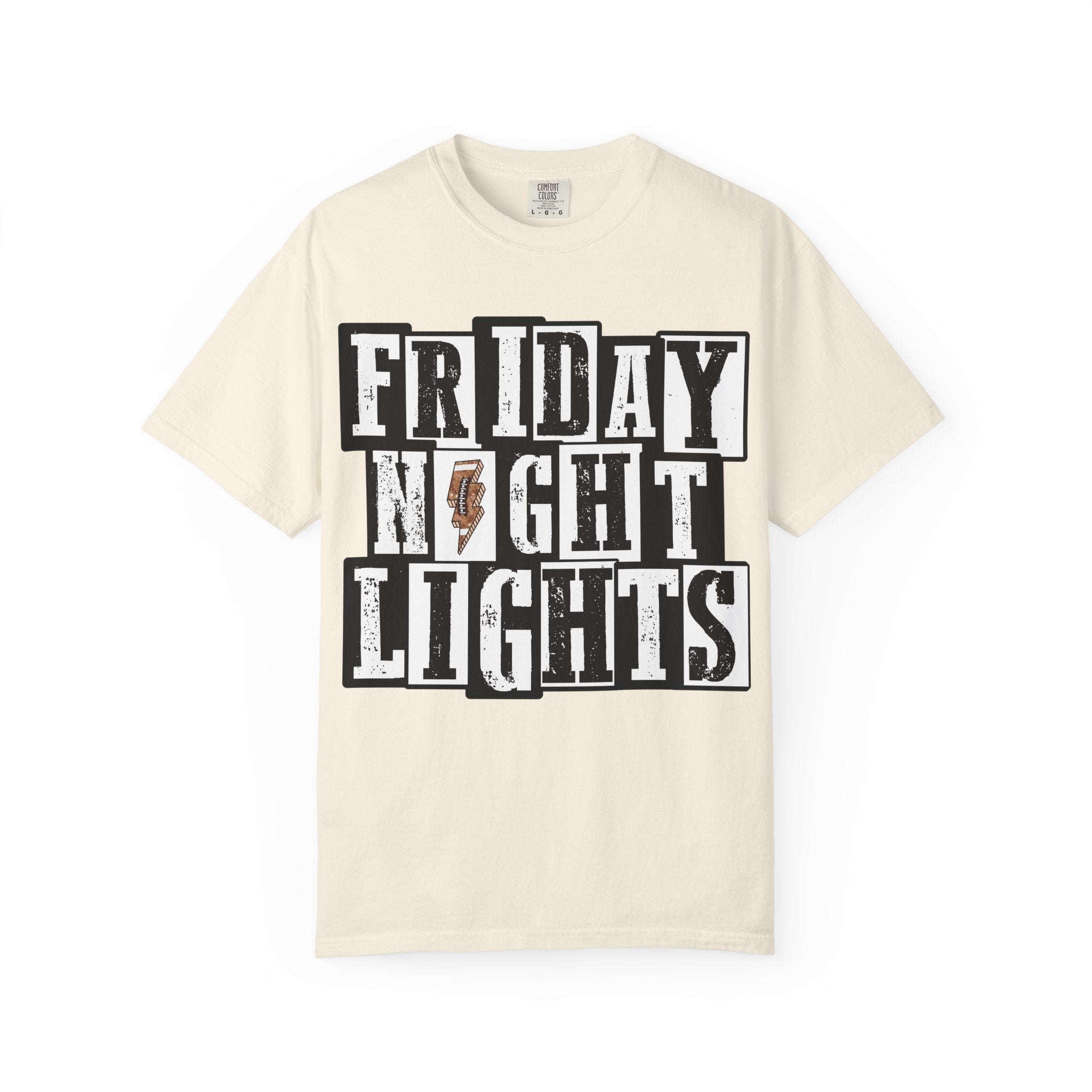 Friday Night Lights T-Shirt — Vintage Block Letter Football Tee
