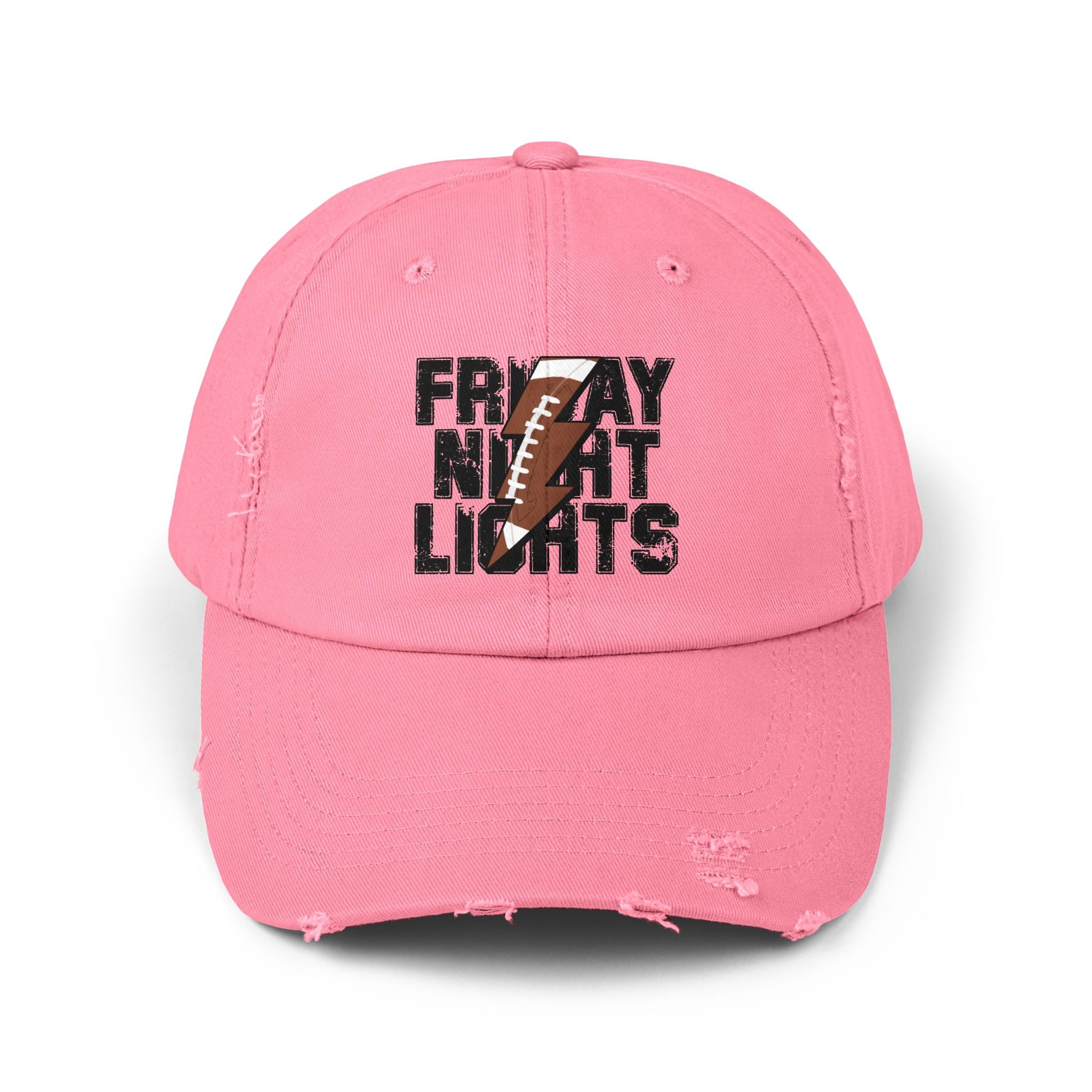 Friday Night Lights Distressed Cap — Retro Football Dad Hat