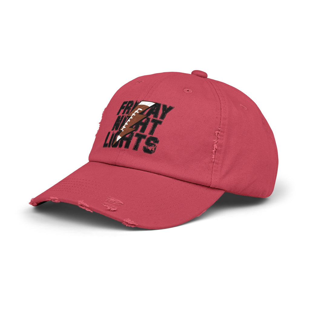 Friday Night Lights Distressed Cap — Retro Football Dad Hat