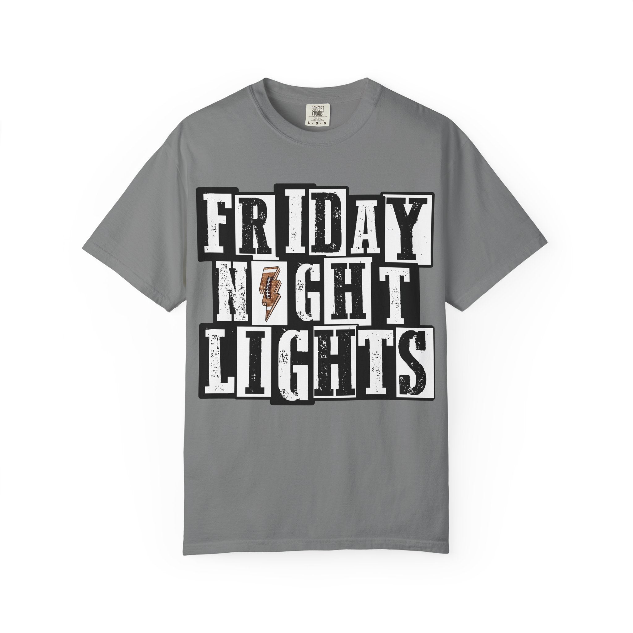 Friday Night Lights T-Shirt — Vintage Block Letter Football Tee
