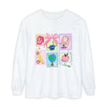 School Days Patchwork Long Sleeve T‑Shirt