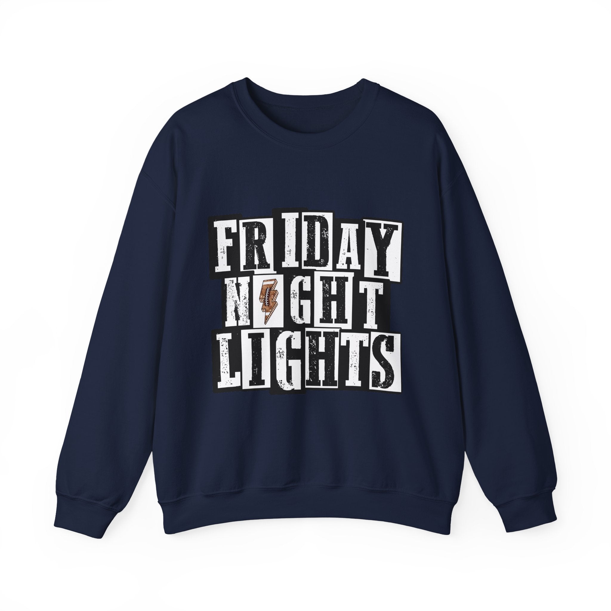 Friday Night Lights Crewneck Sweatshirt — Vintage Football Game Day Pullover