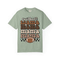 Football Mama T-Shirt — Retro Stacked 'mama' Design with Football Graphic