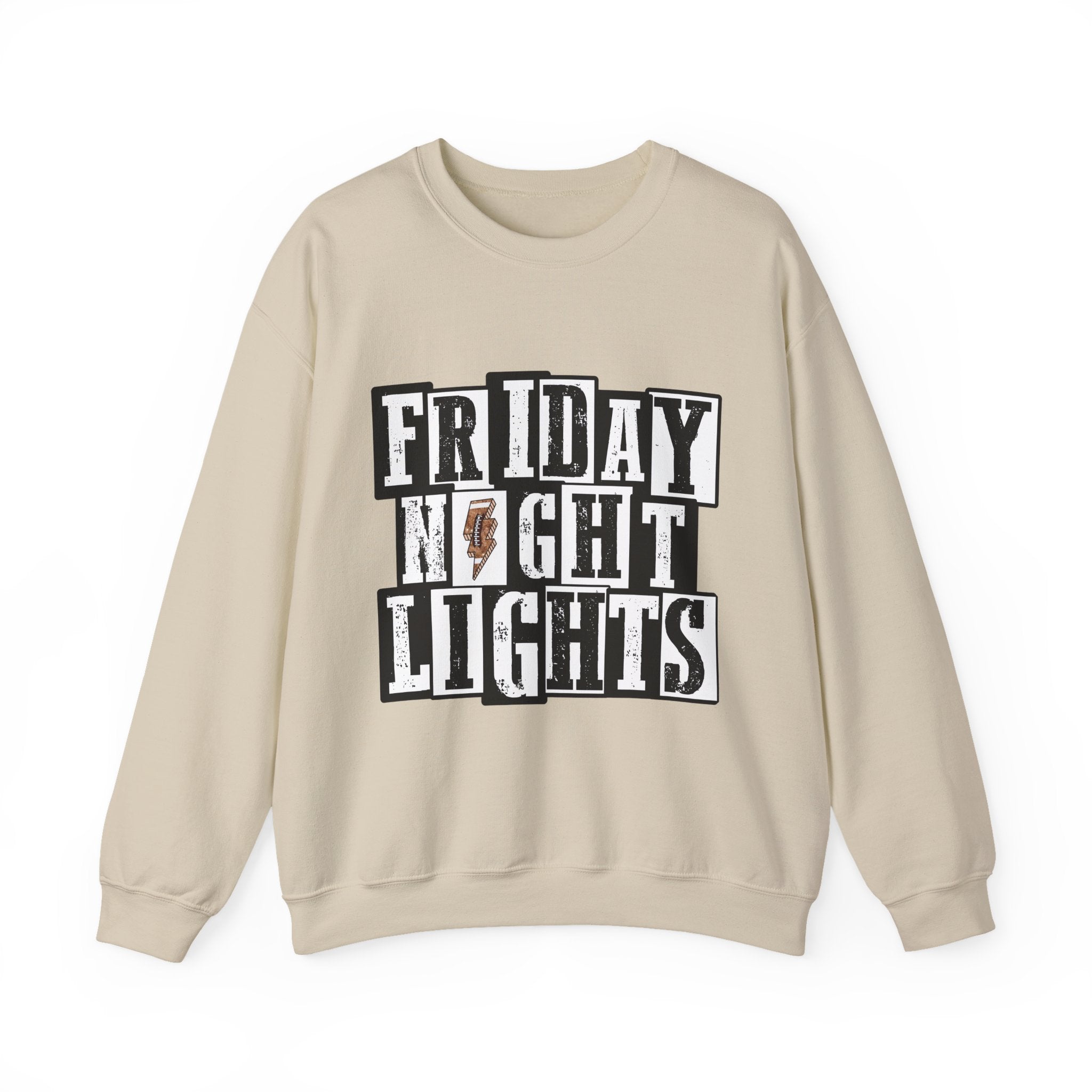 Friday Night Lights Crewneck Sweatshirt — Vintage Football Game Day Pullover