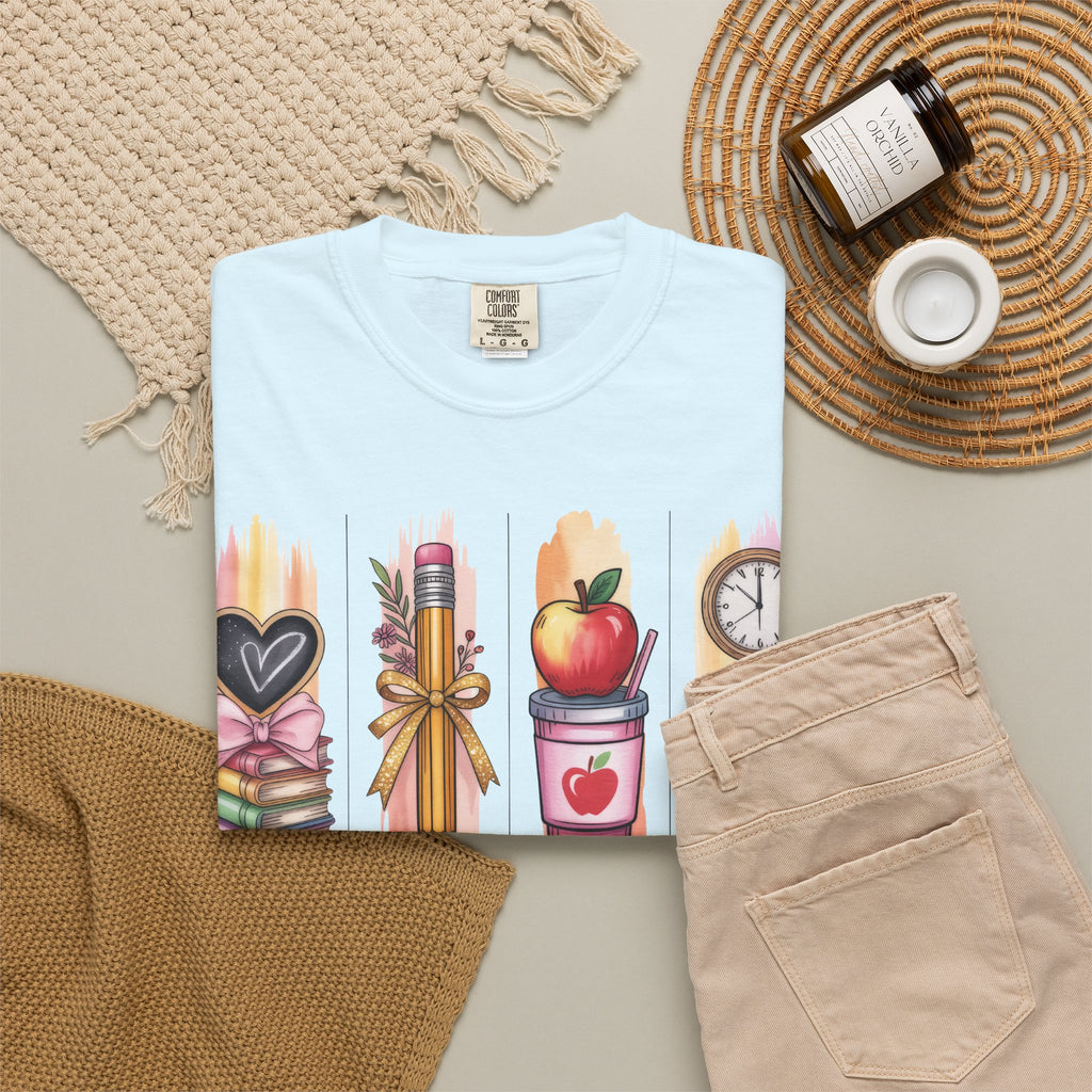 Teacher Graphic T-Shirt — "Teach. Love. Inspire."